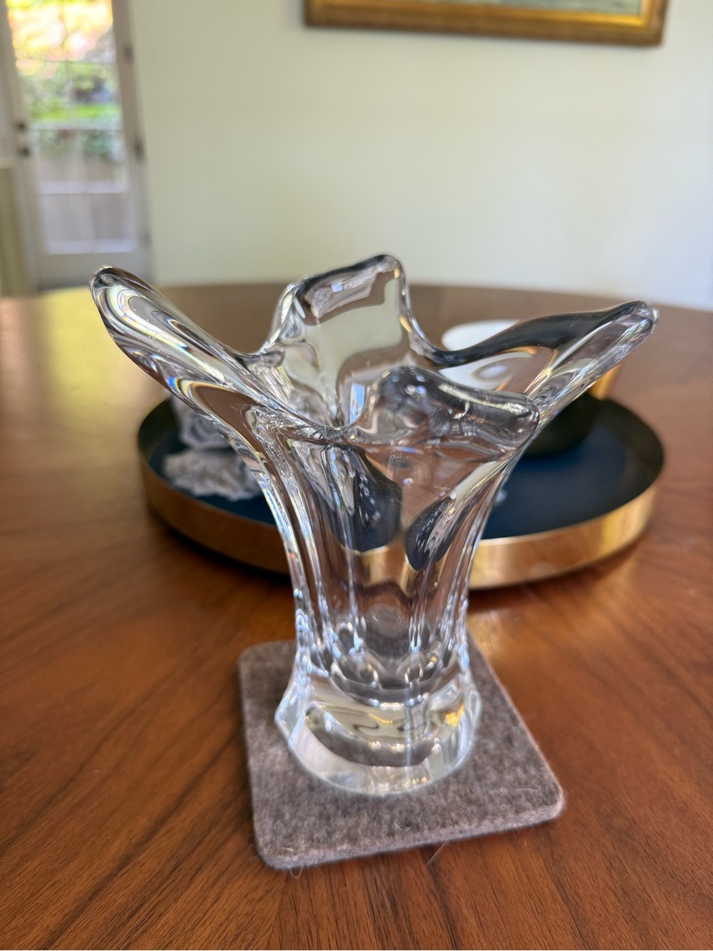 Crystal heavy Vase